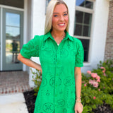 Emerald Isle Eyelet Dress