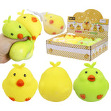 Cute Parrot Pear Fluffy Slime Filled TPR Squishy