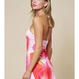 Sunset Bloom Mini Dress