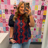 Lovely in Navy Top