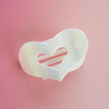 Mother of Pearl Heart Flat Clip