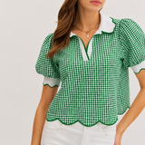Emerald Picnic Top
