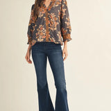 Fall For Florals Blouse