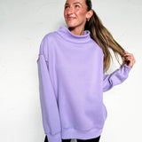 Color Me Comfy Mock Neck Sweatshirt