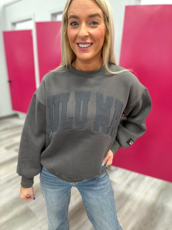 Dark Gray Lulu Mac Sweatshirt