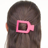 Flat Square Hair Clip | Small | Tropical Punch