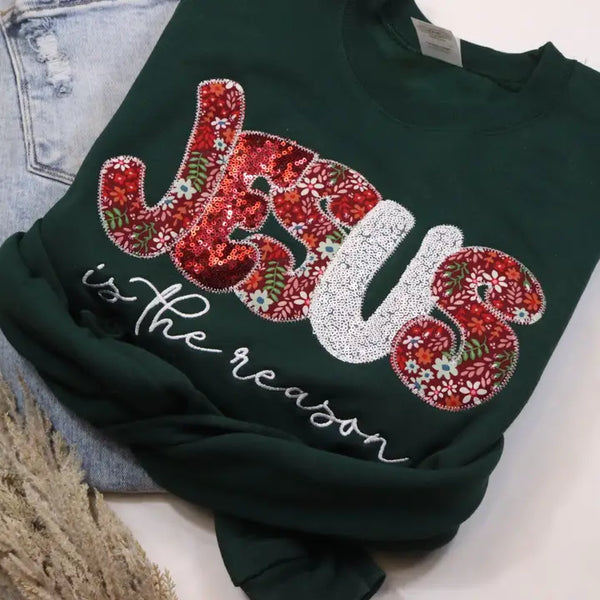 Jesus Is the Reason Christmas Sweatshirt