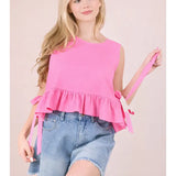 Sweet & Sunny Tie Top