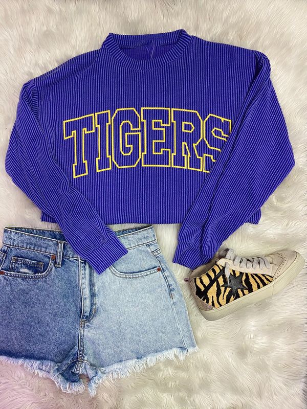 Tiger Ribbed Pullover