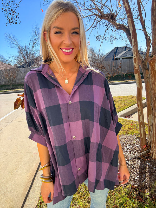 Feeling For You Flannel Top