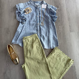 Blue Skies Chambray Blouse