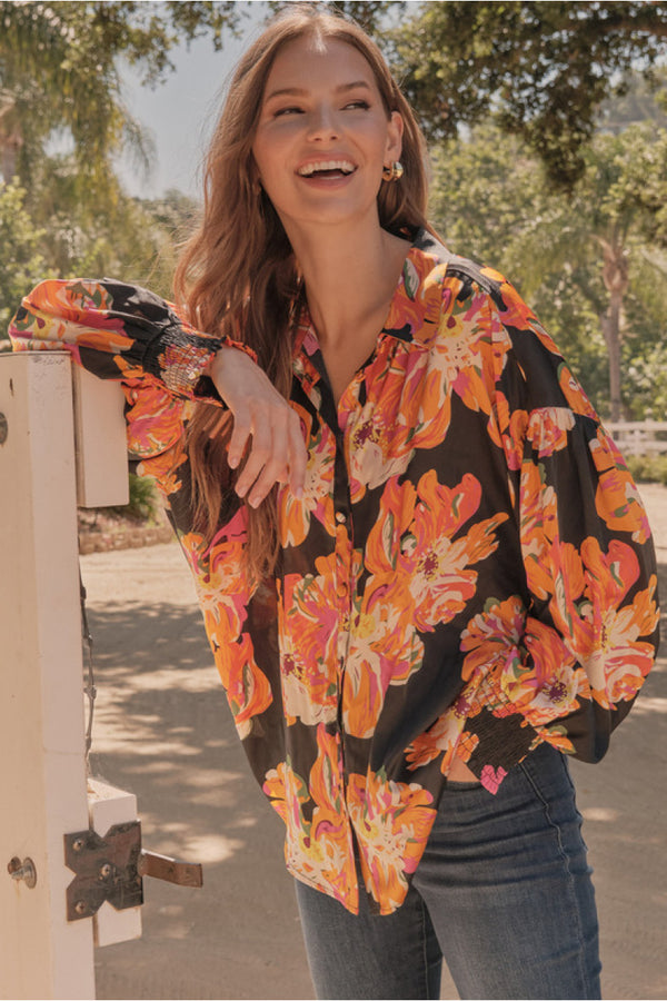 Frolic in the Flowers Button Up