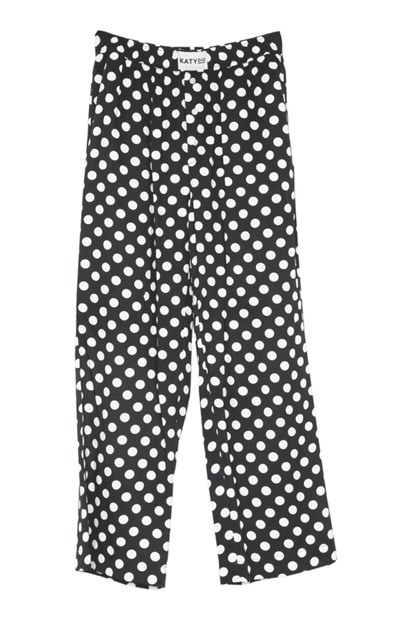 Black & White Polka Dots Soft Boxer Pants