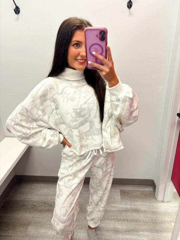 Come Find Me White Camo Joggers