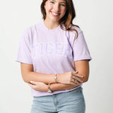 Tiger Block Tee | Orchid