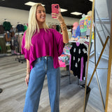 Magenta Purple Top | Final Sale