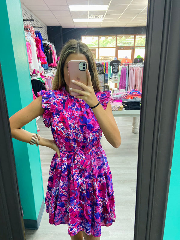 Think of Me Floral Dress