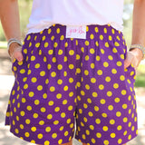 Geaux Time Polka Dot Boxer Shorts