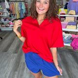 Confident Moves Pleated High Waisted Shorts