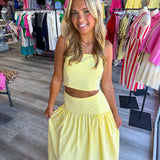 Lemon Drop Gingham Set