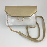 Clear Purse with Color Trim