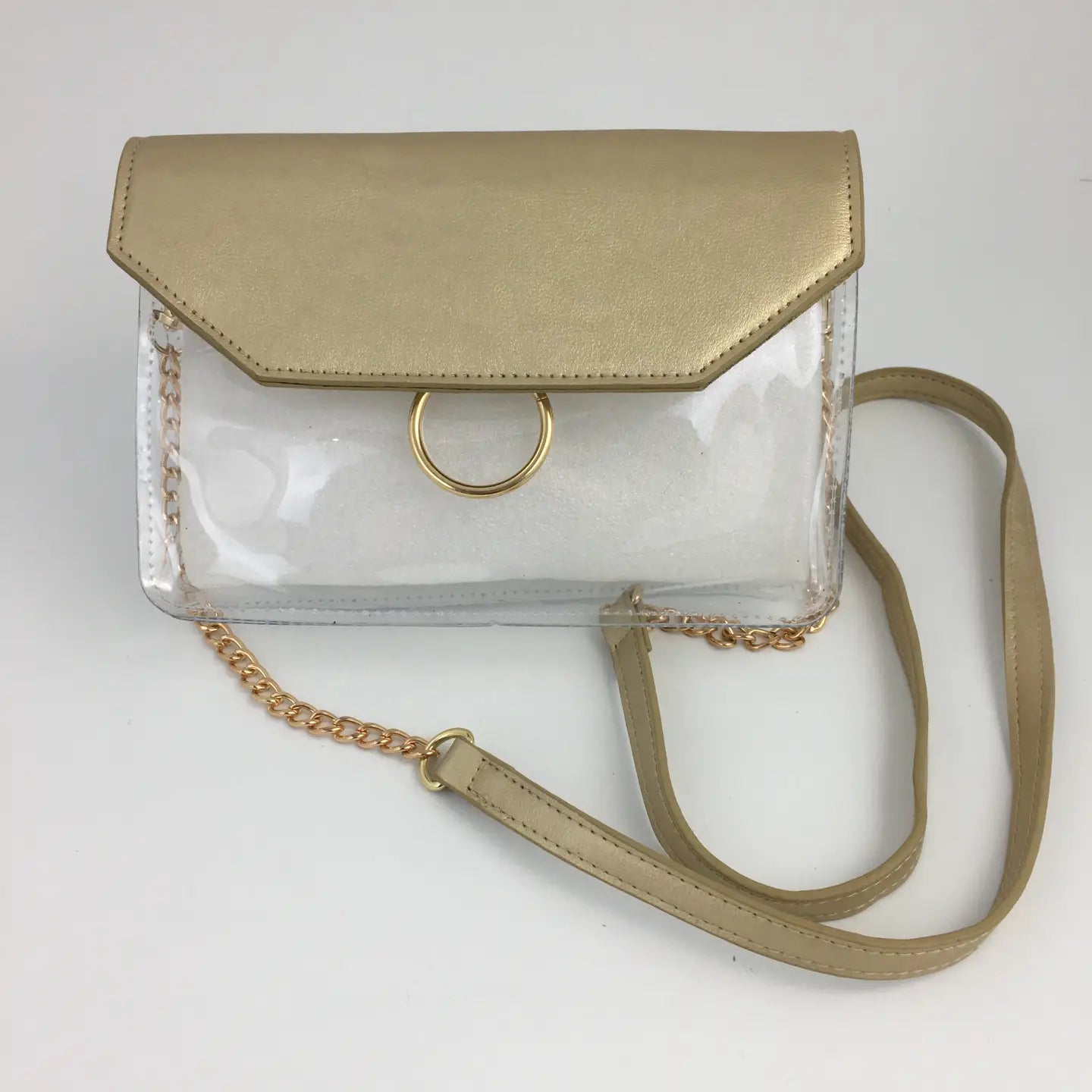 Clear Purse with Color Trim