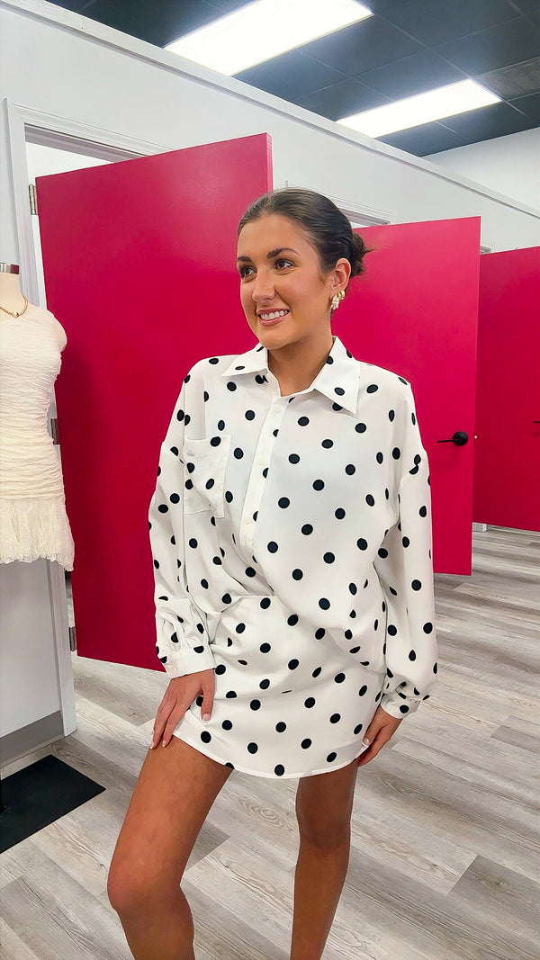 Darling Dot Mini Skirt