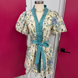 Seafoam Garden Tie-Front Dress