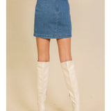 The It Girl Denim Skort