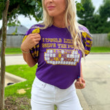 Tiger Sequin Funny Gameday Top