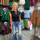 The Sunny Jeans - Ankle Flares