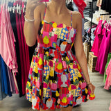 Cuban Nights Scallop Dress