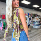 Autumn Muse Scarf Top
