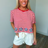 Be the Star Red White Blue Top