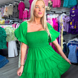 Green Light Moment Kelly Green Dress
