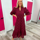 The Everly Eyelet Midi Dress