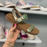 Gold Goals Sandal