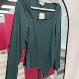 Scoop Neck Bodysuit | 2 Colors