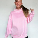 Color Me Comfy Mock Neck Sweatshirt