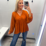 Rust Gold Top | ONLINE ONLY