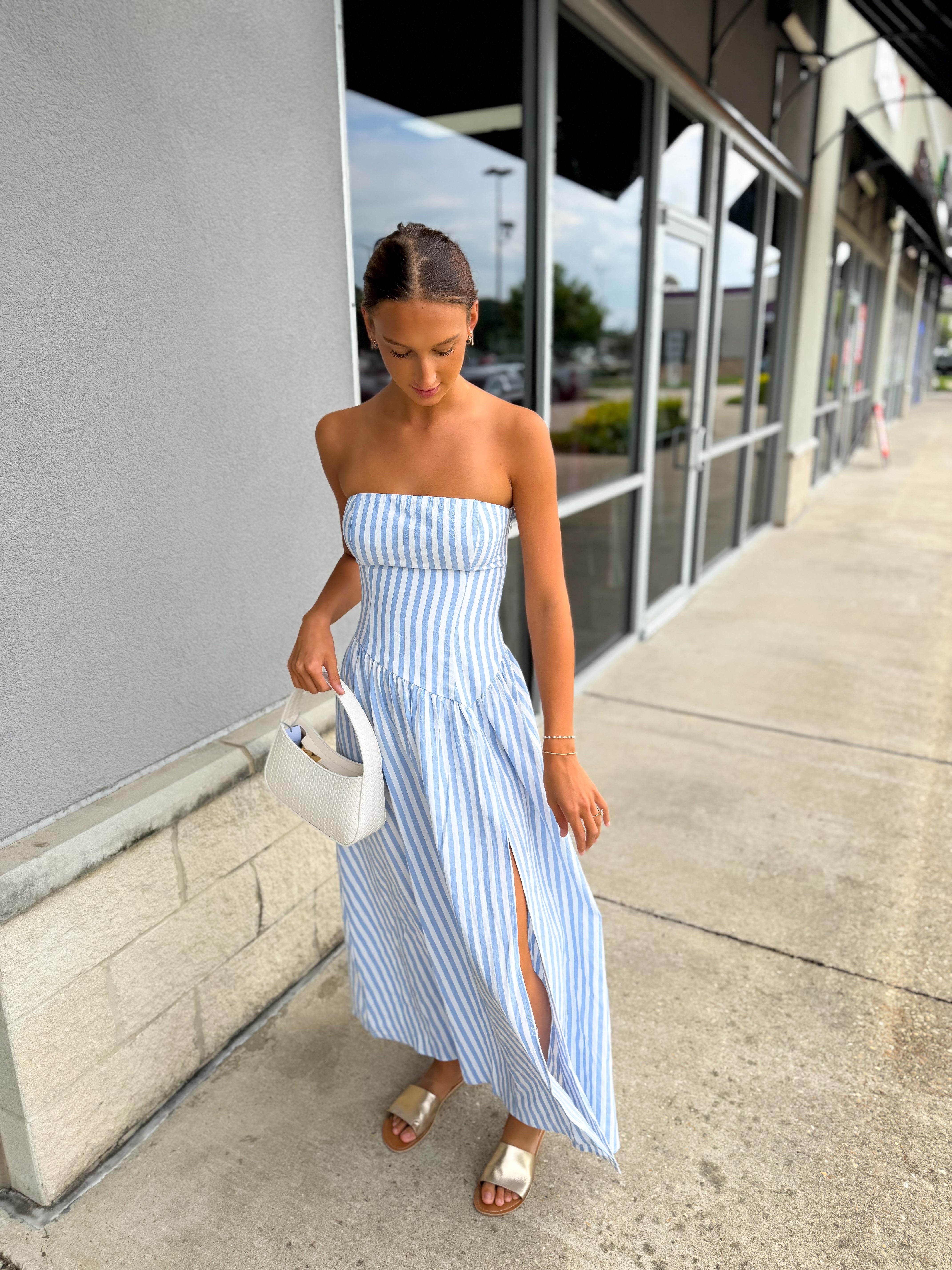 Coastal Breeze Stripe Maxi – Savage Roots Boutique