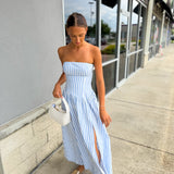 Coastal Breeze Stripe Maxi