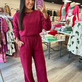Savage Deals | Fleece Raglan Sleeve Pullover & Sweatpants Set