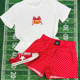 Gameday Football Bow Graphic Tee