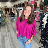 Magenta Purple Top | Final Sale