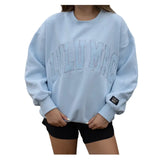 Light Blue Monochromatic  Lulu Mac Sweatshirt