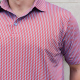 Red & Blue Tradition Men's Polo
