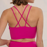 Ribbed Cross Sports Bra