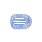 Flat Round Hair Clip | Small | Blue Lagoon