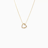 Mama Letter Open Heart Necklace